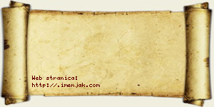 Sara Bustić vizit kartica